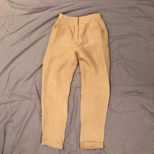 Topshop nude trousers